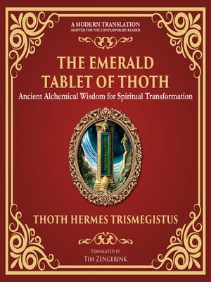 cover image of The Emerald Tablet of Thoth